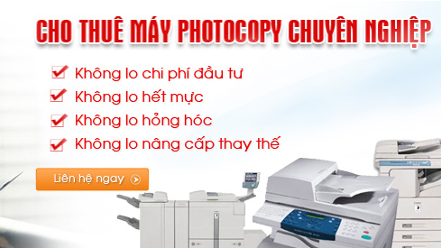 Cho thuê máy Photocopy Bình Dương
